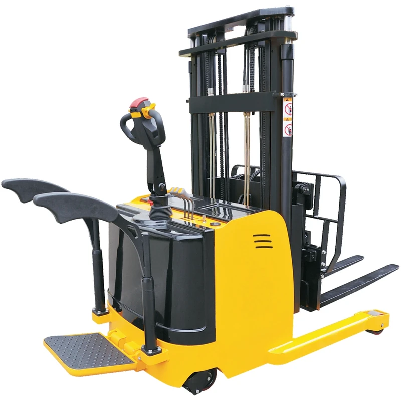 Empilhador elétrico retrátil com comando multiválvula (EVV12DS/EVV15DS), 1250–1500 kg, 2500–5500 mm