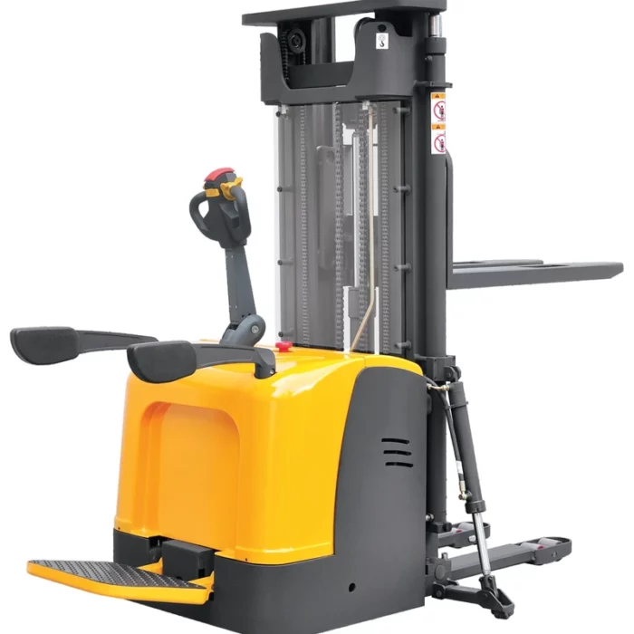 Empilhador elétrico de paletes com plataforma para operador (EVV20-P) 2000 kg 2500–6500 mm