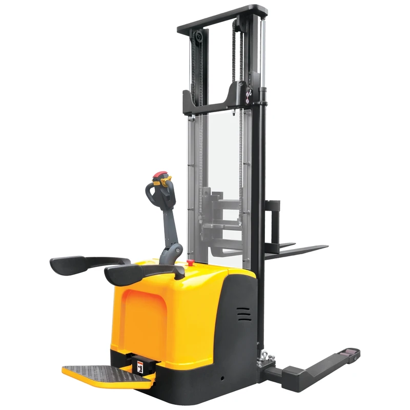 Empilhador elétrico com plataforma e pernas envolventes (EVV10PV-P/EVV12PV-P/EVV15PV-P) 1000–1500 kg, 1600–5600 mm