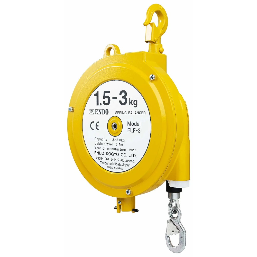 Equilibrador de mola ENDO de curso longo (ELF-3) 1,5–3 kg