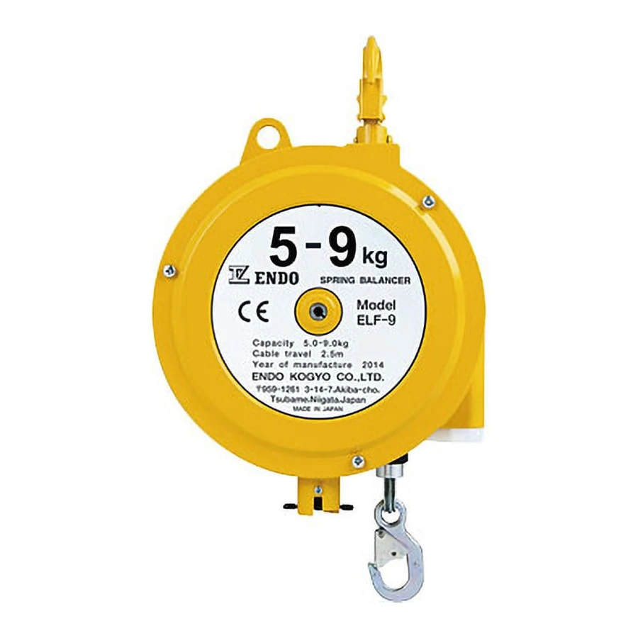Equilibrador de mola ENDO de curso longo (ELF-9) 5–9 kg