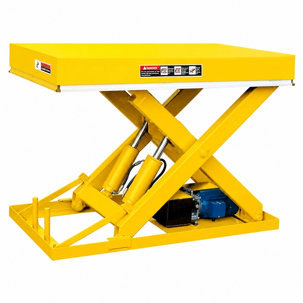 Mesa elevatória de tesoura simples para serviço pesado 1000 kg