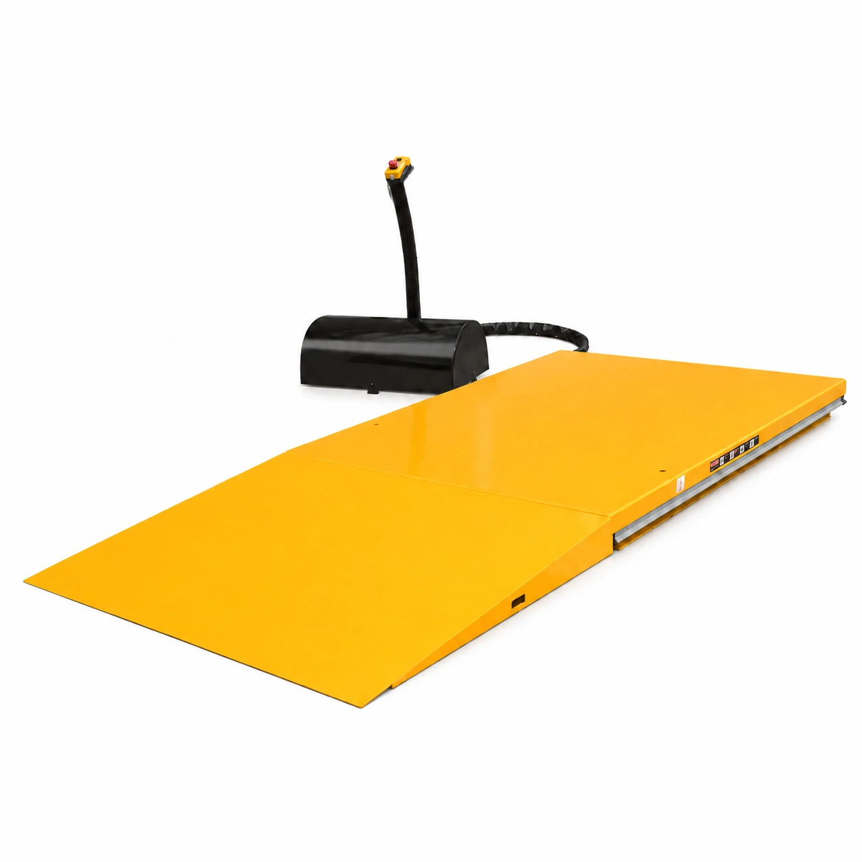 Mesa Elevatória de Perfil Baixo com Rampa 1000–2000 kg