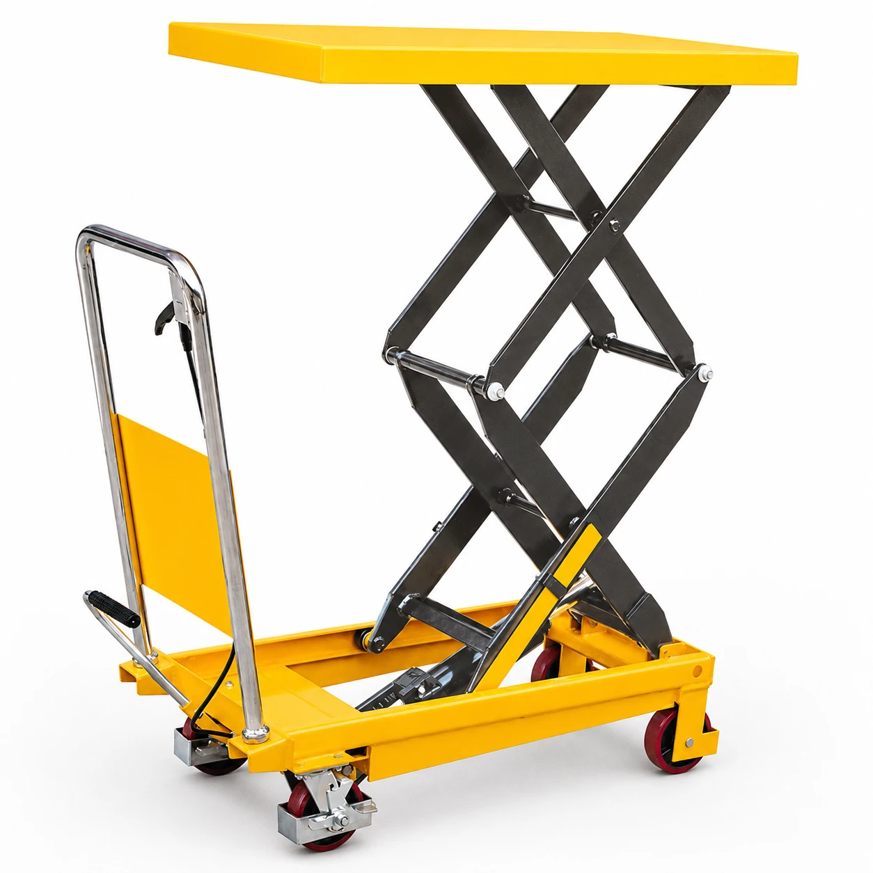 Mesa elevatória móvel de tesoura dupla (MPS150D) 150 kg 1100 mm