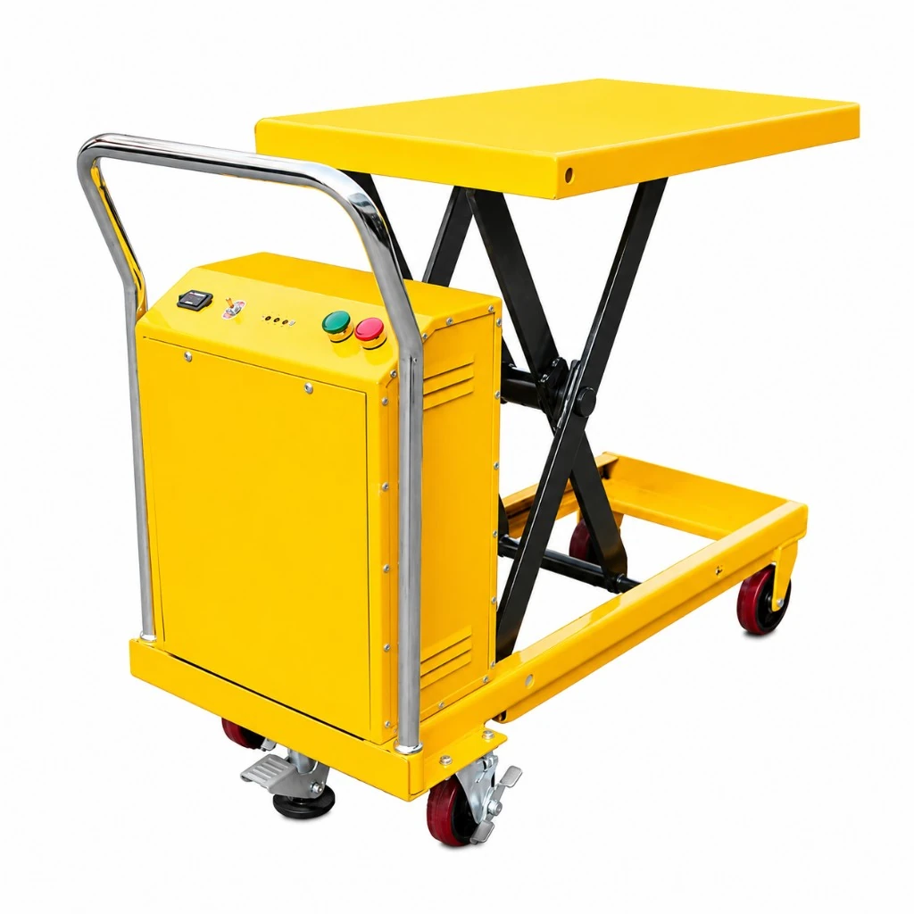 Mesa Elevatória Móvel de Tesoura Semielétrica (PMPS300) 300 kg