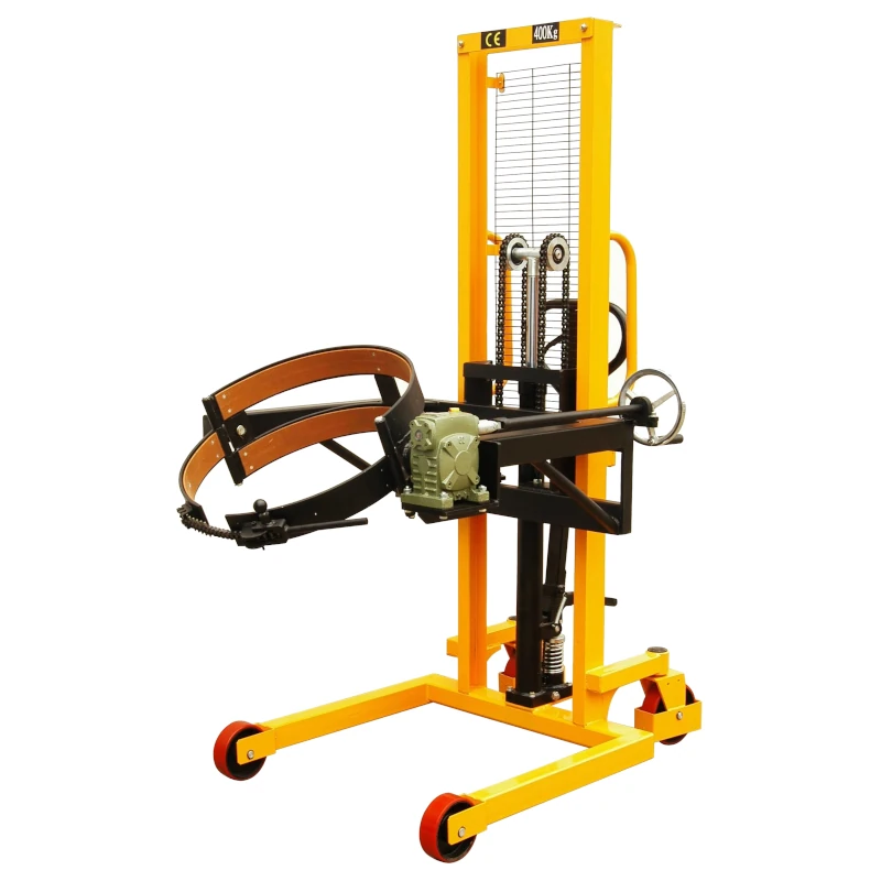 Empilhador manual para elevação e inclinação de bidões (RVB40B) 400 kg 1350 mm
