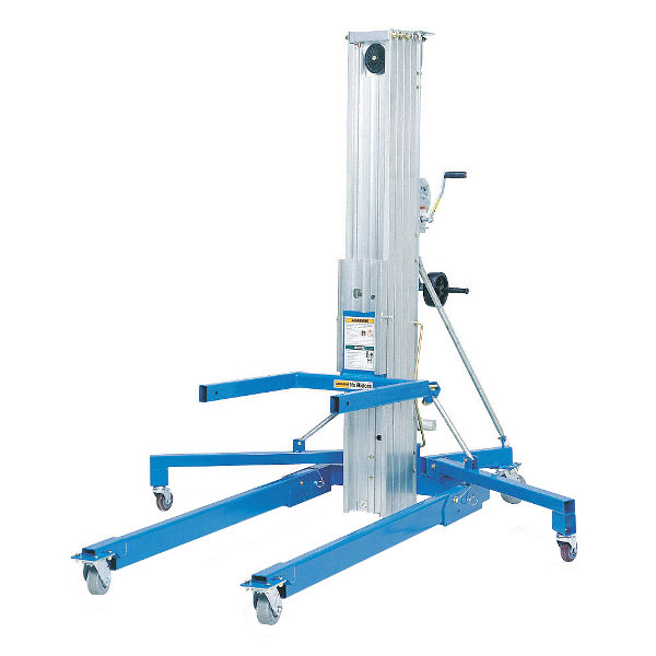 Elevador manual de materiais (VVR) 200–350 kg, 3000–7400 mm