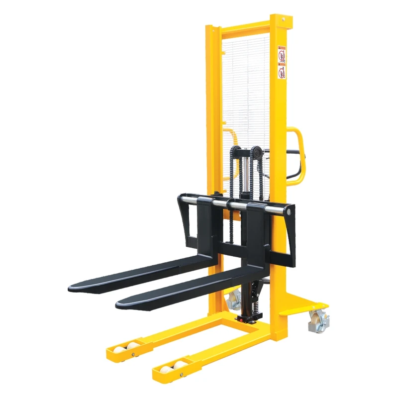 Empilhador manual com garfos ajustáveis (RVV-PV) 1000–1500 kg
