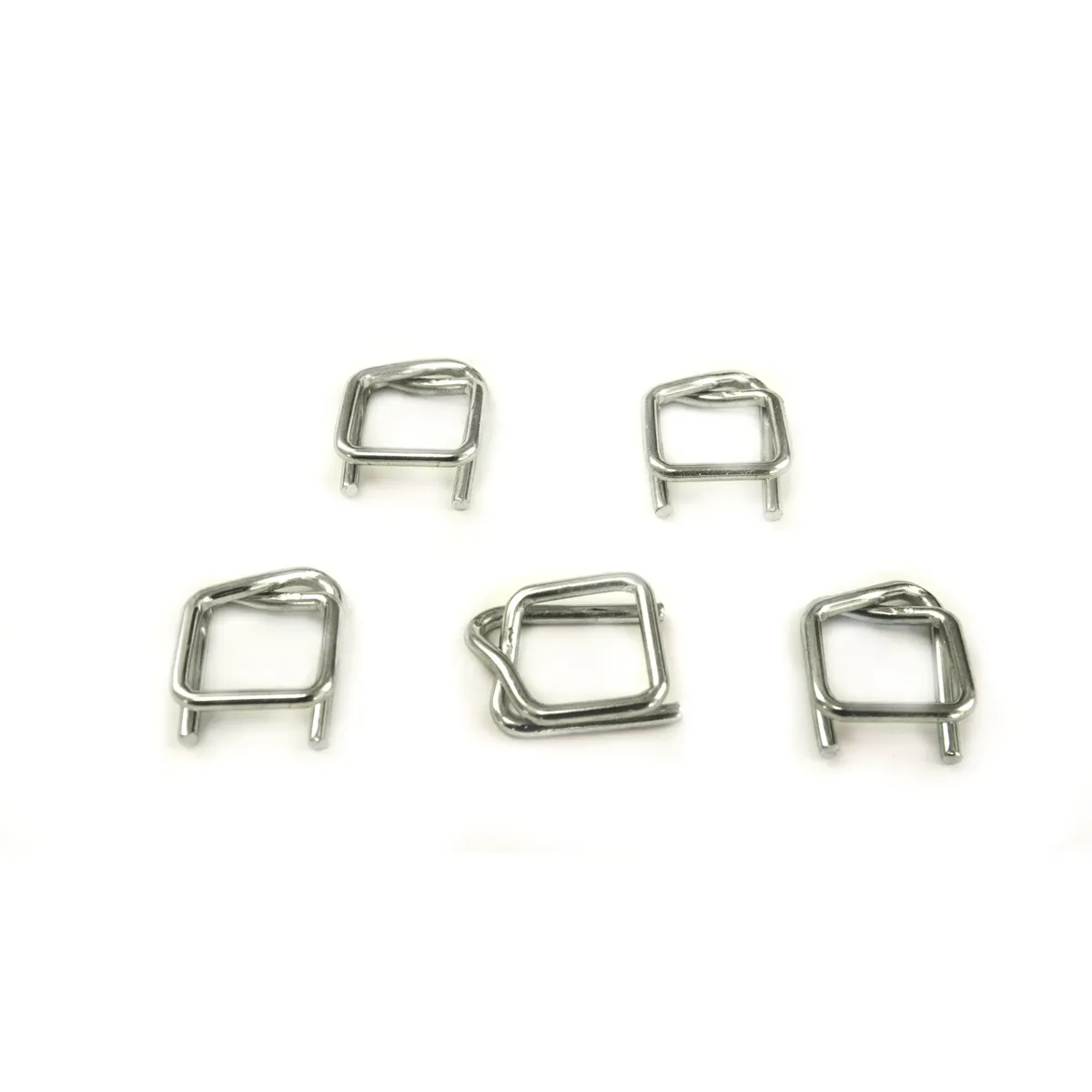 Fechos galvanizados para fita de cintagem de poliéster (BUCKLES-16G) 16 mm