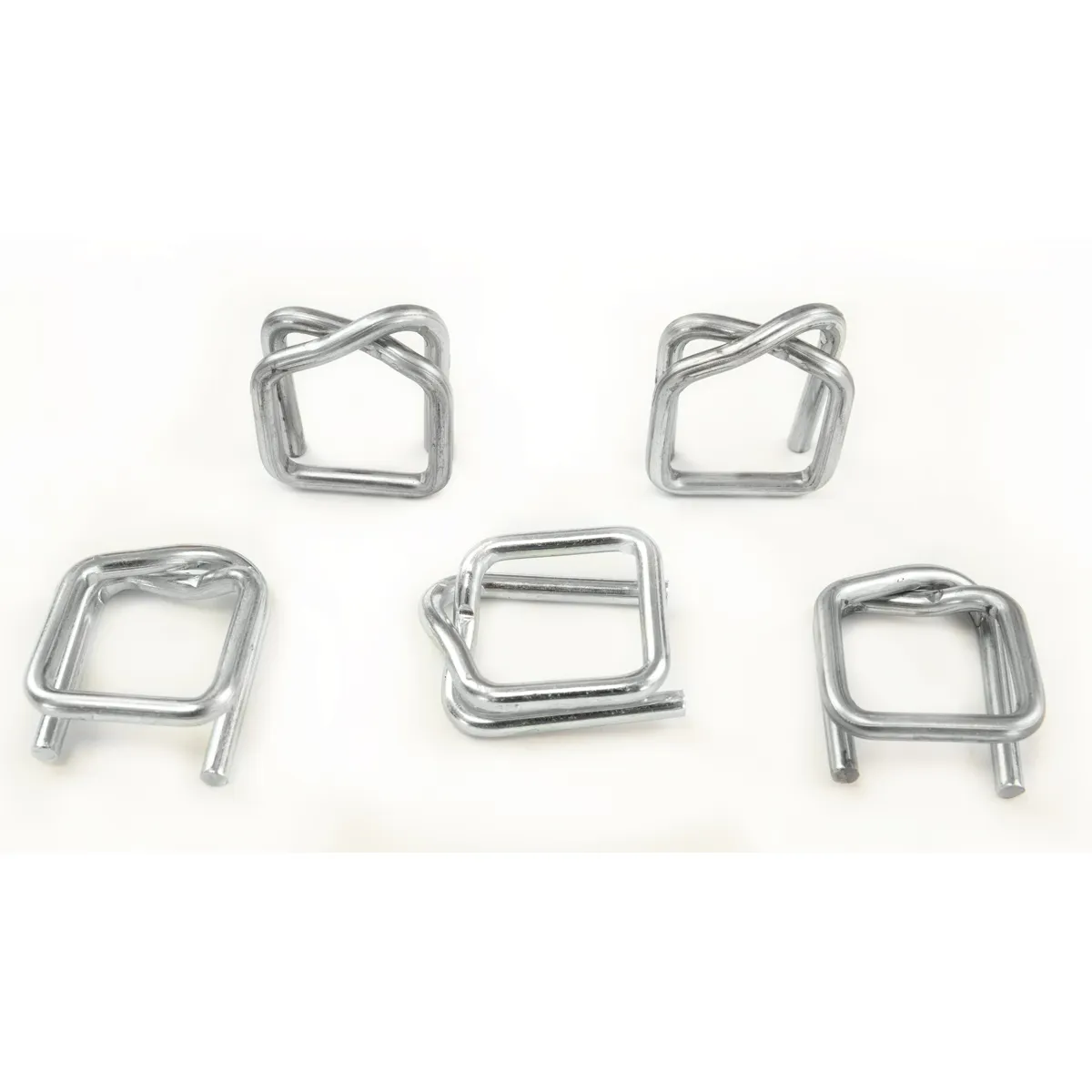 Selos galvanizados para cinta de poliéster (BUCKLES-19G) 19 mm