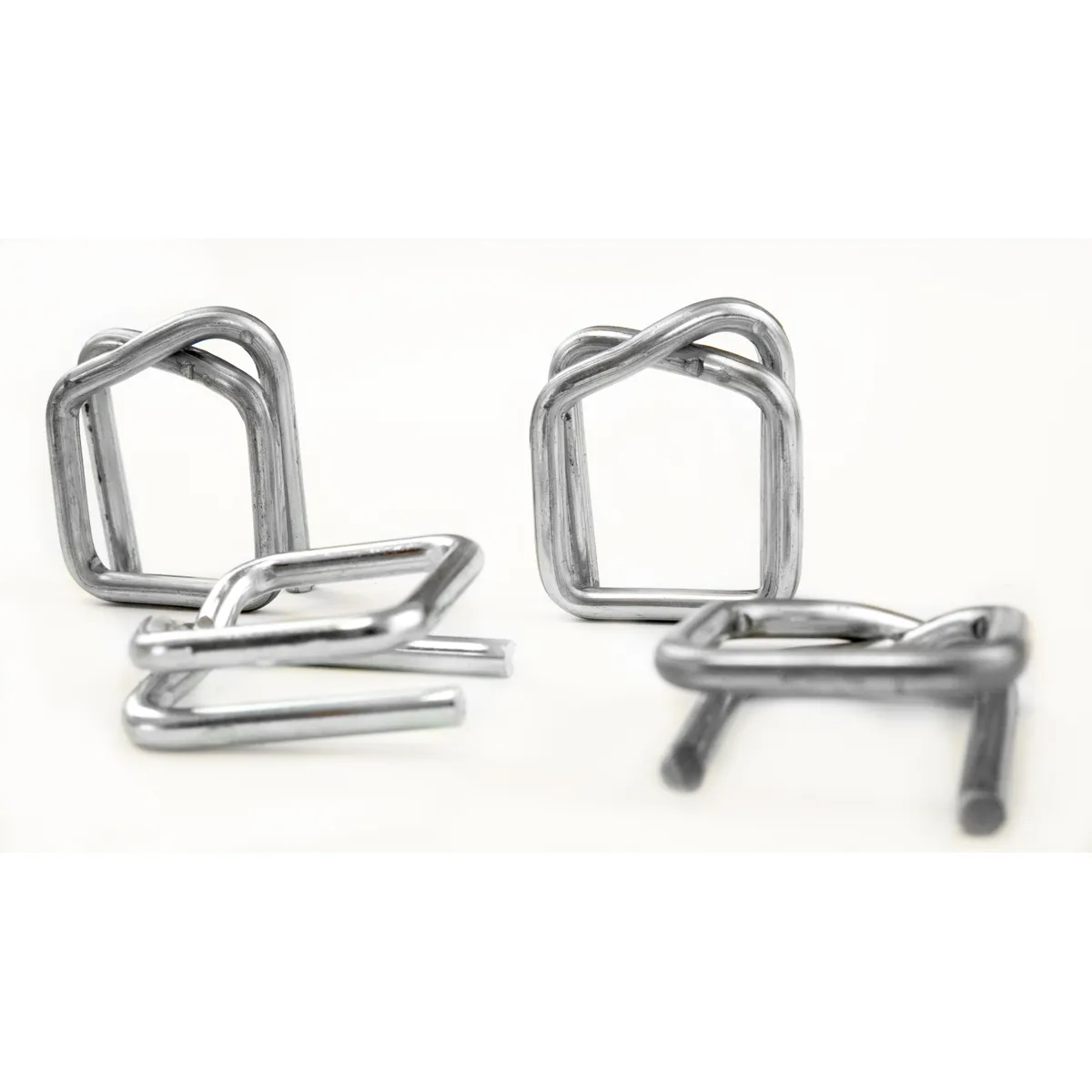 Selos metálicos galvanizados para cinta PET de 19 mm BUCKLES-19G
