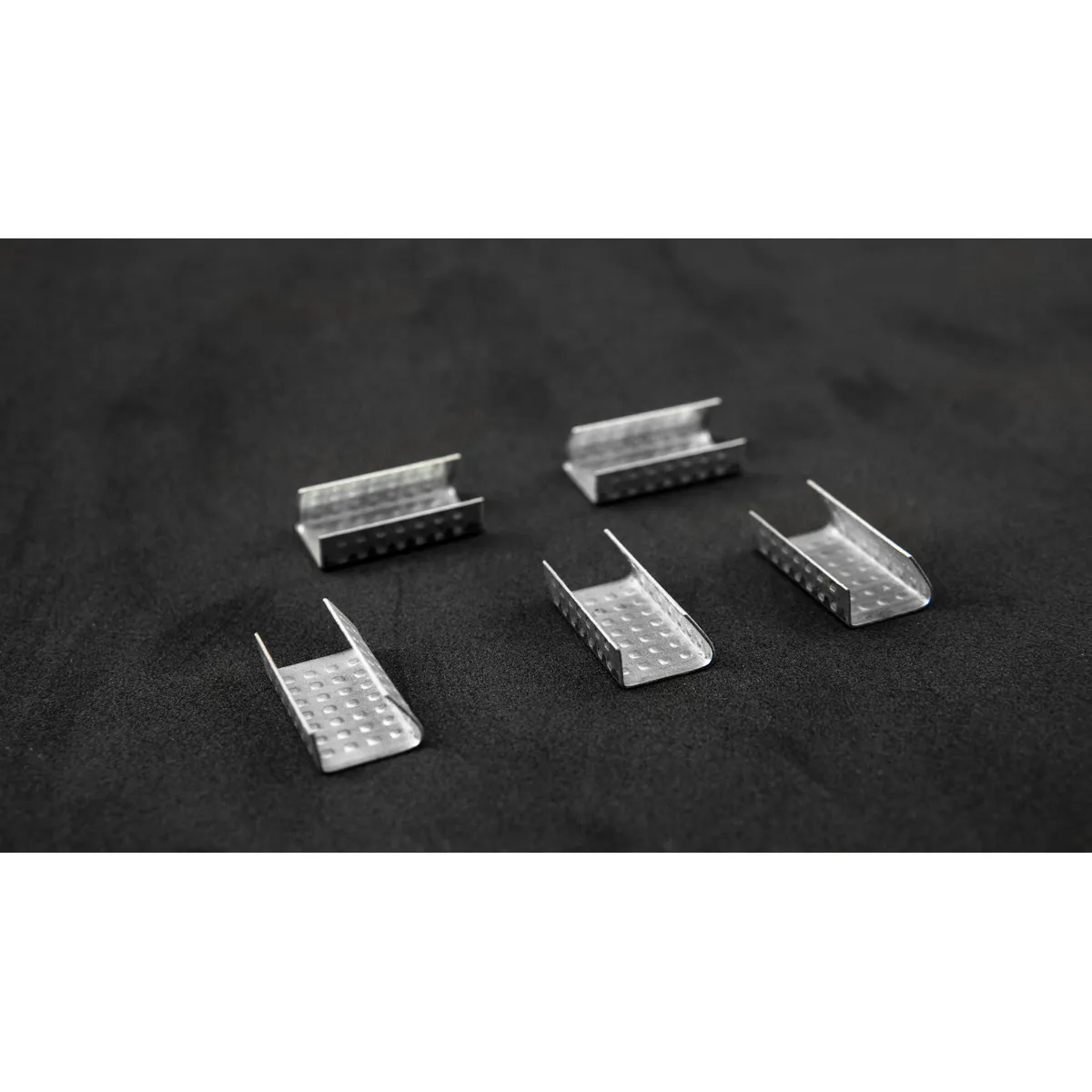 Selos de aço para fita de cintagem PP (BUCKLES-12PP) 12 mm