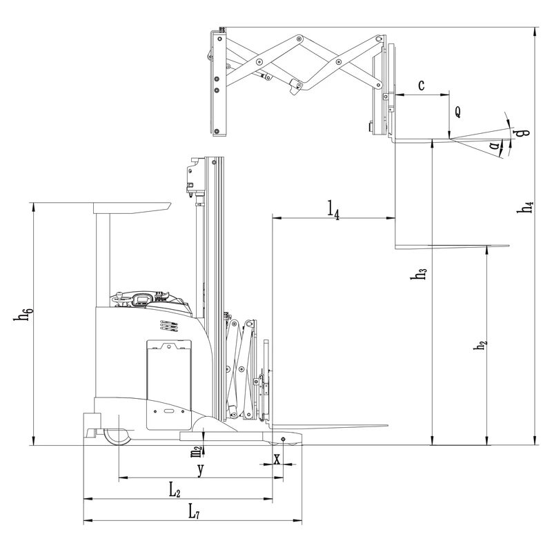 Empilhador retrátil elétrico REV15DS/REV18DS — imagem 11