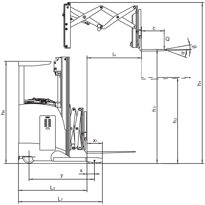 Empilhador retrátil elétrico REV15DS/REV18DS — imagem 16