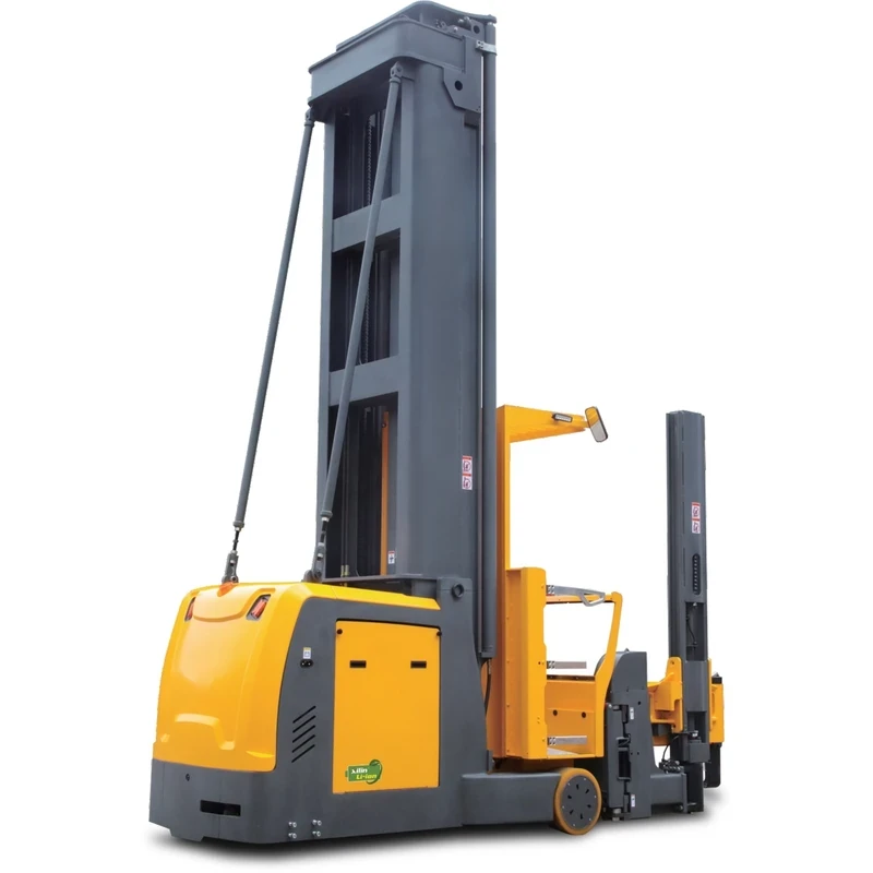 Empilhador para corredores muito estreitos, com operador elevável (REV15TS) 1500 kg 9200–13000 mm