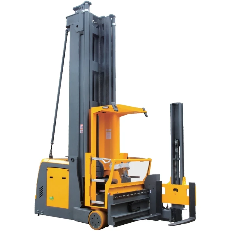 Empilhador com operador elevável REV15TS – vista do equipamento