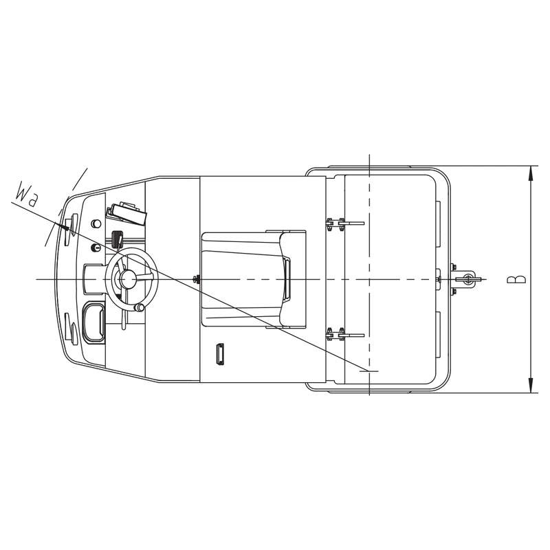 Trator de reboque elétrico MVEV20/MVEV30 para armazéns