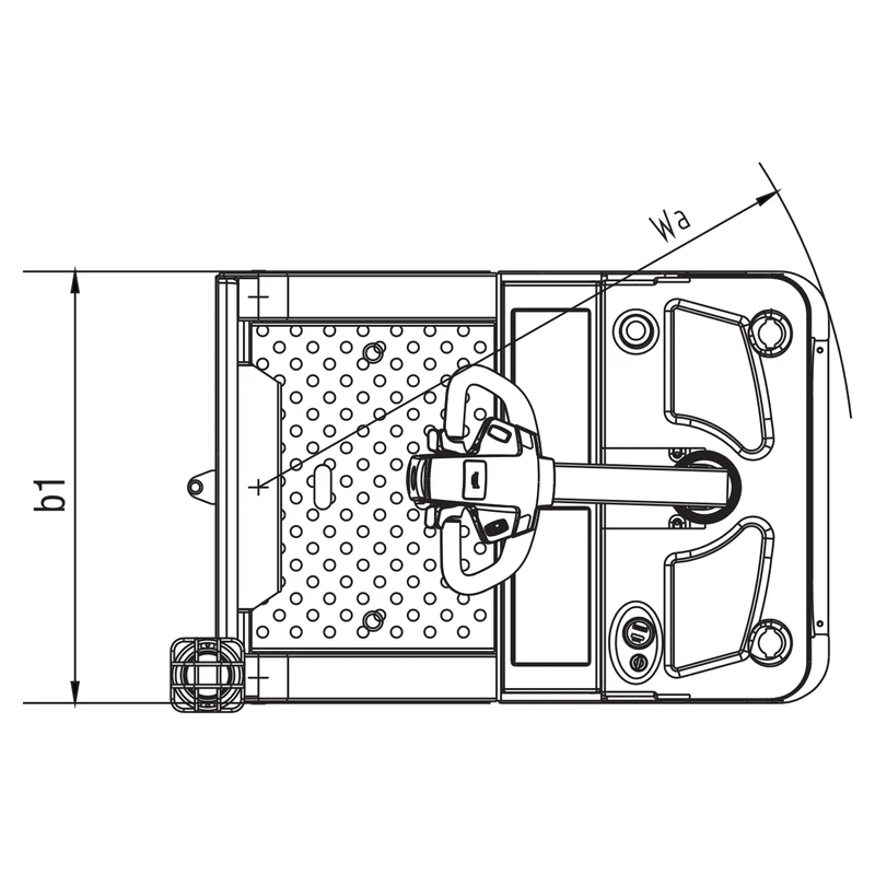 Trator elétrico de reboque compacto VEV20ST/VEV30ST para armazéns