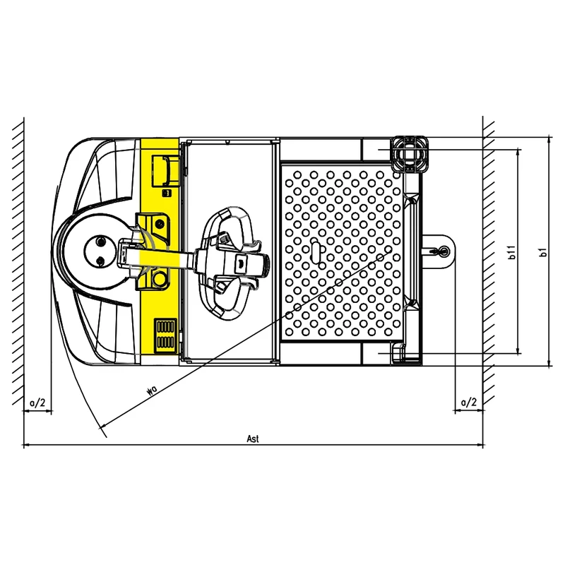 Trator de reboque elétrico VEV45ST de 4500 kg – imagem 5